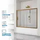 Шторка на ванну Gutewetter GWMPKB019P2 160x150 см цвет фурнитуры бронзовый стекло безцветное закаленное 6 мм