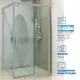 Душевой уголок Gutewetter GWMPSLRC863A 75x145x200 см цвет фурнитуры хром матовый, стекло безцветное закаленное 8/6 мм
