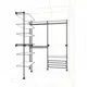 Комплект гардеробной системы Holl system 0-2 140x200x120 см цвет серый