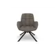 Кресло Аметист Мишель 46x89x81 см текстиль цвет темно-серый