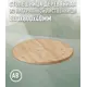 Кухонная столешница Дом дерева 80x80x4 см Дерево цвет цвет натуральной лиственницы