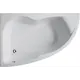 Ванна Jacob Delafon Micromega Duo 170x105 L асимметричная акриловая цвет белый