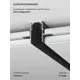 Трековый шинопровод встраиваемый однофазный магнитный Elektrostandard A067504 200 см, цвет черный