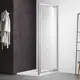 Душевая дверь Aquatek AQ ARI PI 09020CH 90см эффект стекла прозрачный распашной