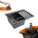 Мойка для кухни Stein GL37851B-L/W02-114B 78x51 см глубина чаши 19 см нержавеющая сталь цвет графит