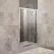 Душевая дверь Belbagno UNIQUE-BF-1-120/135-C-Cr 135см эффект стекла прозрачный раздвижной