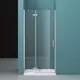 Душевая дверь Belbagno KRAFT-B-12-60/40-C-Cr-L 100см эффект стекла прозрачный распашной профиль хром