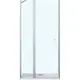 Душевая дверь Belbagno ETNA-B-12-60/30-C-Cr 90см эффект стекла прозрачный распашной профиль хром