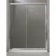 Душевая дверь Belbagno UNO-BF-1-150-C-Cr 150см эффект стекла прозрачный раздвижной профиль хром