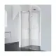 Душевая дверь Belbagno ACQUA-BF-1-150-C-Cr 150см эффект стекла прозрачный раздвижной