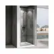 Душевая дверь Abber AG04070 70см эффект стекла прозрачный распашной