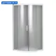 Душевой уголок River Don 18608 1/4 круга 80x80см хромированный профиль эффект стекла матовый