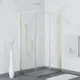 Душевой уголок Rgw Stilvoll 32324290-16 прямоугольный 99х89см золотистый профиль эффект стекла прозрачный