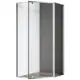 Душевой уголок Cezares Eco ECO-O-P-1-90-C-Cr пятиугольный 90x90см серебристый блеск профиль эффект стекла прозрачный