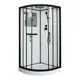 Душевая кабина CeruttiSpa Viva91B 90x90 низкий поддон полукруг