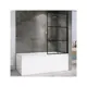 Ширма на ванну abber AG72080B 80х140см