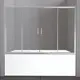 Ширма на ванну belbagno UNIQUE-VF-2-150/180-140-C-Cr 180х140см