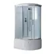 Душевая кабина Timo Standart Т-6610 Silver L 110x85x220 с турецкой баней хамам средний поддон полукруг