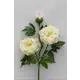 Искусственное растение Пион белый 7 шт