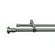 Настенный карниз раздвижной двухрядный Atik 160-300 см металл цвет латунь