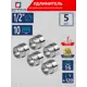 Удлинитель СТМ CREMF010 1/2"x1/2" ВР-НР латунь 5 шт