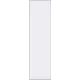 Дверь межкомнатная глухая Invisible 90x220 см цвет белый с замком левая