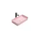Раковина накладная CeramaLux NC 78189MP-3 61x36 см цвет Розовый