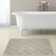 Коврик для ванной Bath Plus Лана 70x120 см цвет бежевый