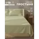 Простыня Sima-land home Modal 10518611 235x240 см хлопок без резинки цвет зеленый
