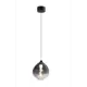 Светильник подвесной светодиодный Люссоле Donard Md18912-125 sm 2 м² теплый белый (желтый) свет цвет черный дымчатый
