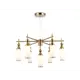 Люстра подвесная Ambrella light High Lh55278 7 ламп 23 м² цвет белый золотой латунь