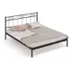 Кровать Стиллмет Эсмеральда 200x140 см металлическое основание цвет черный