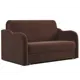 Диван раскладной Гамма Коломбо 160x95x110 см велюр цвет шоколадный