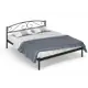 Кровать Стиллмет Оптима 200x120 см металлическое основание цвет черный