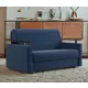 Диван раскладной Гамма Шарм 140 160x95x110 см велюр цвет синий