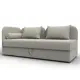 Тахта Лига диванов Лига-094 НПБ 132525L_спб 194x46x89 см рогожка цвет амур 02 бежевый