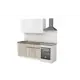 Кухонный гарнитур Медиум/антика Герда Антика медиум 140x217x60 см ЛДСП цвет белый глянец