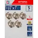 Футорка СТМ 1"x1 1/2" ВР-НР латунь 5 шт CRB112M1K005