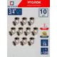 Угол 90° СТМ 3/4" ВР латунь 10 шт CRLF0034K010