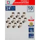 Угол 90° СТМ 3/4" ВР-НР латунь 10 шт CRLFMS34K010