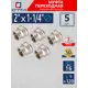 Муфта переходная СТМ 2"x1 1/4" ВР латунь 5 шт CRRS0214K005
