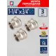 Муфта переходная СТМ 3/4"x1 1/4" ВР латунь 3 шт CRRS1434K003