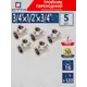 Тройник переходной СТМ 3/4"x1/2"x3/4" ВР латунь 5 шт CRRT3412K005