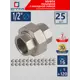 Муфта разъемная СТМ 1/2" ВР латунь 25 шт CRSAF012K025