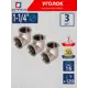 Угол 90° СТМ 1 1/4" ВР латунь 3 шт CRLF0114K003