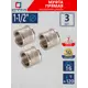 Муфта СТМ 1 1/2" ВР латунь 3 шт CRSF0112K003