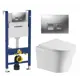 Комплект инсталляция с унитазом Geberit 594688 цвет белый