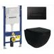 Комплект инсталляция с унитазом Geberit 681729 цвет черный