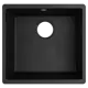 Мойка для кухни под столешницу KONSENSA 44x42 см глубина чаши 21 см кварц цвет черный