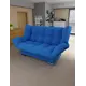 Раскладной диван Yorcom Клик-кляк 45 205x100x100 см велюр цвет васильковый